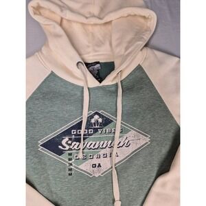 Savanah Georgia Hoodie Sweatshirt Saltwater Creek Brand Womens M *SEE  last pics